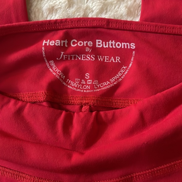 J Fitness Wear Heart Core Buttoms leggings - Picture 5 of 5